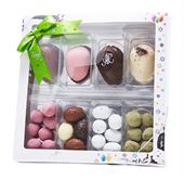 Marcipanæg og Dragée i påskeæske fra Aalborg Chokoladen 240g 